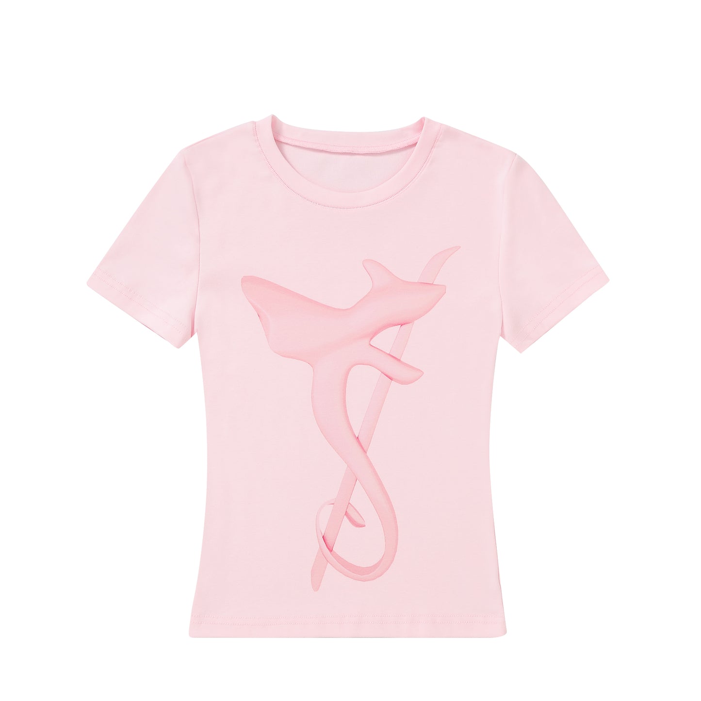 Slash Logo T-shirt Pink