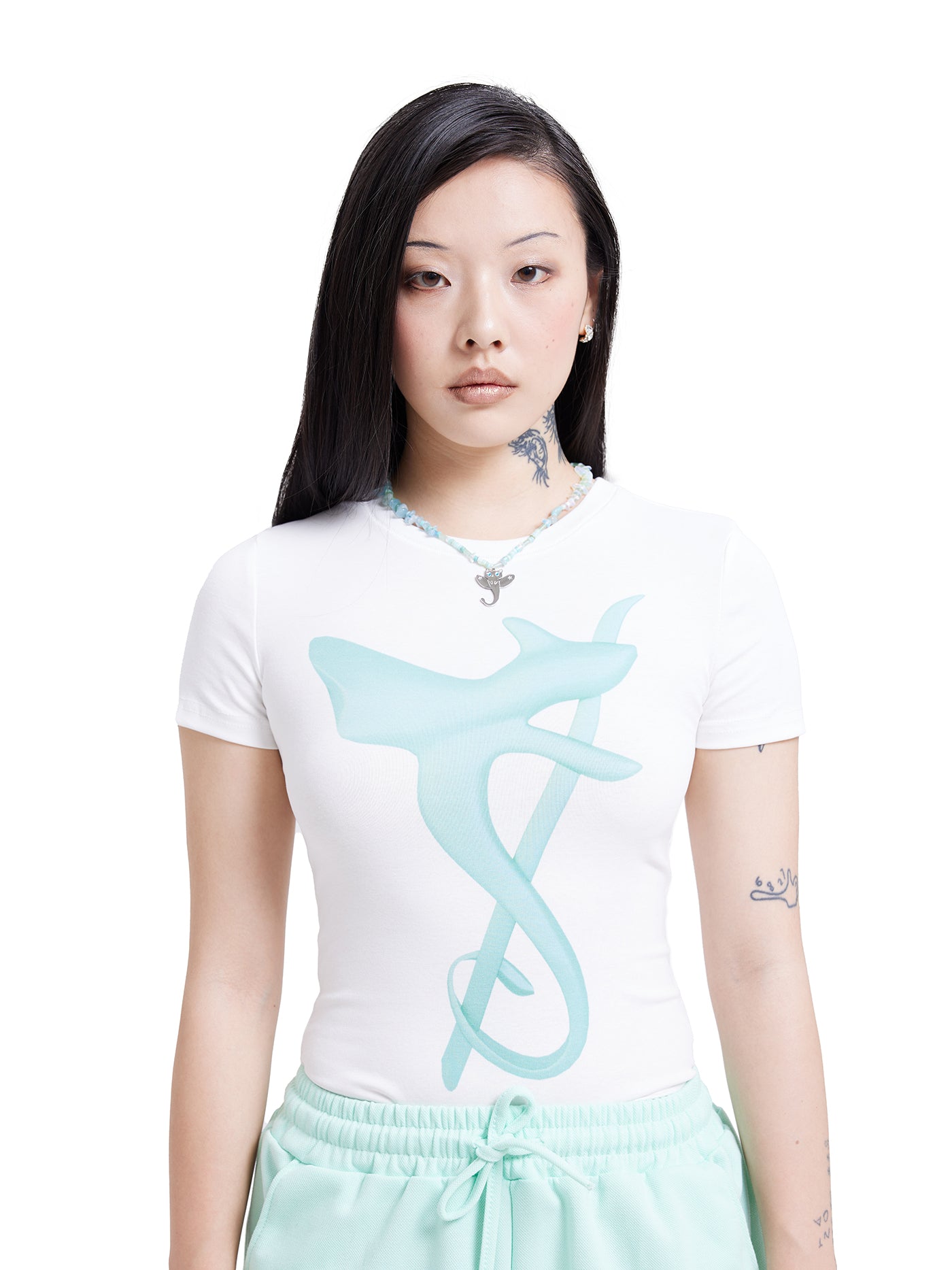 Slash Logo T-shirt White